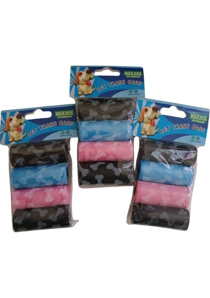 Köpek Dışkı Poşeti 4lü Set fiyatları