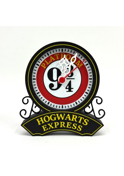 Harry Potter Platform 9¾ Masaüstü Saat – Sessiz Akar Mekanizma