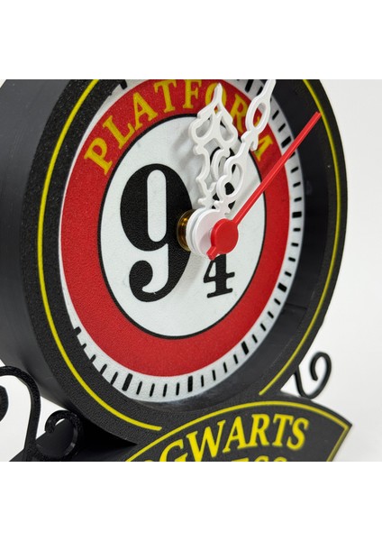 Harry Potter Platform 9¾ Masaüstü Saat – Sessiz Akar Mekanizma modelleri