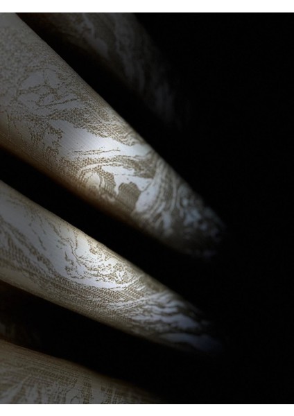 Nivemeshome Bade V_101 Gold 1/3 Sık Pileli Fon Perde Apm