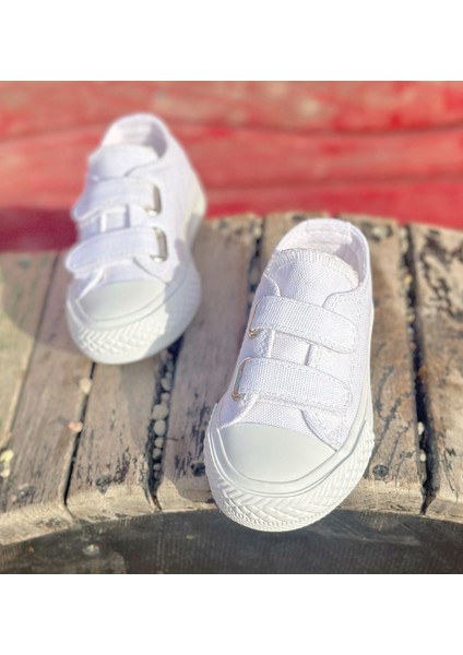 Bantlı Çocuk Günlük Ayakkabı, 22-30 Numara Arası Işıklıdır Çocuk Keten Ayakkabı modelleri