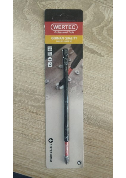 Wertec Ph2 Yıldız Bits Uç 150 mm Cobalt Çelik Vida Sıkma Ucu
