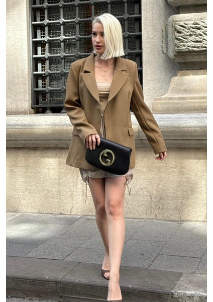 Haki Astarlı Kadın Blazer Ceket MG2508 modelleri