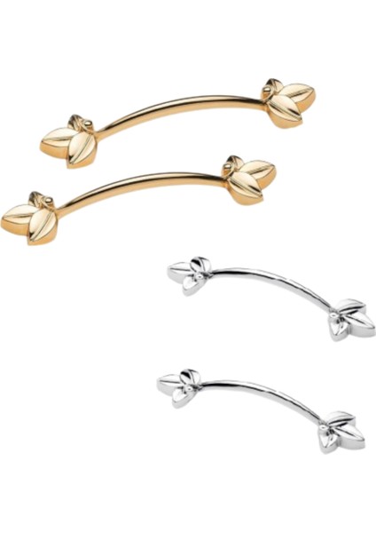 Defne Zamak Kulp Yonca Desenli Model 14 cm (2 Adet) fiyatları