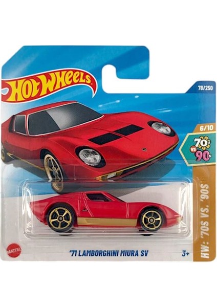 2 Araç Audi Set - Hot Wheels '71 Lamborghini Miura & Hot Wheels 1983 Porsche 928S (1/64) Kırmızı fiyatları