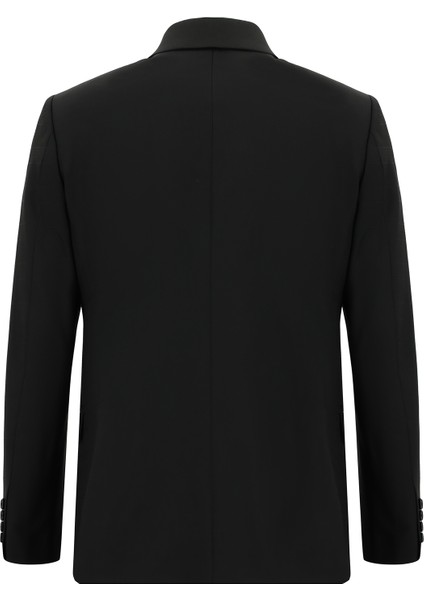 Regular Fit Yünlü Klasik Ekose Takım Elbise