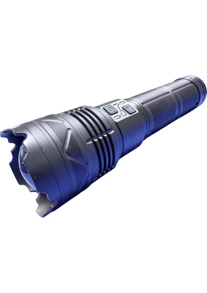 150W Ultra Güçlü Şarjlı LED El Feneri | 15.000 Lümen – 30.400 Mah Batarya V Yedek Pil – 2 Km Menzil – 4 Mod – Powerbank & Suya Dayanıklı – Çantalı fiyatları