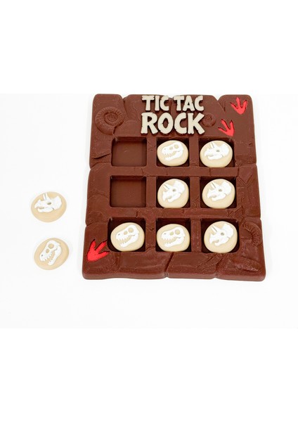 Tic Tac Rock – Fosil Dinozor Temalı Strateji Oyunu