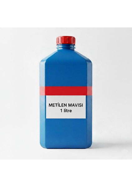 Metilen Mavisi 1 Litre – Methylene Blue Sıvı Form / HDPE Şişe – Yüksek Kaliteli | Zurih Lab