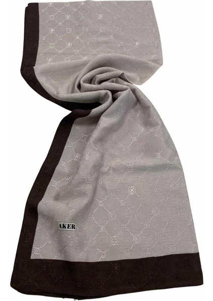 Koza Şal Nude Monogram Desenli 1050800-971