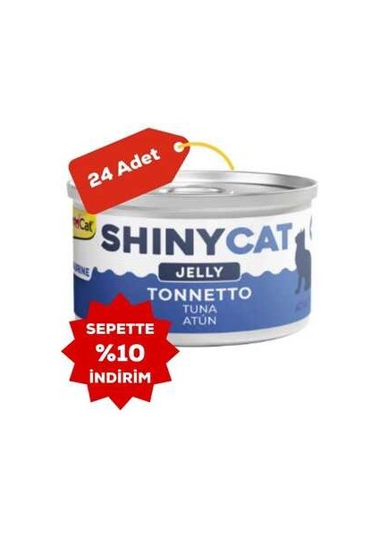 Shinycat Ton Balıklı Kedi Konservesi 70GR 24LÜ