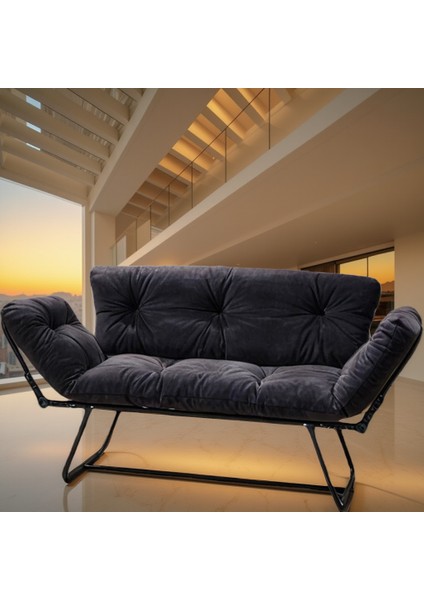 Katlanır Yataklı Kanepe 2 Kişilik – Füme Mekanizmalı Çekyat Koltuk, Ergonomik Tasarım