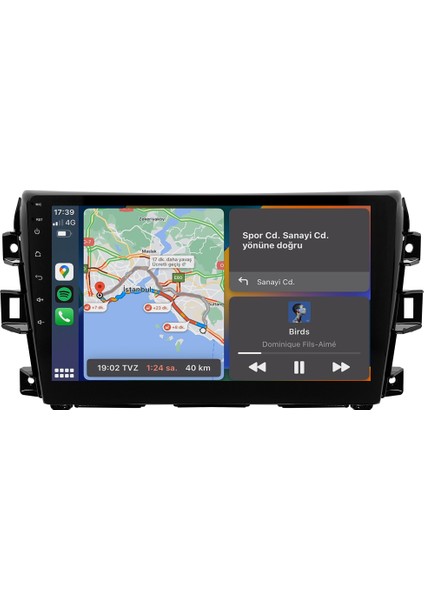 Nissan Navara Android Multimedya Sistemi (2016-2020) CRV-4370XD modelleri