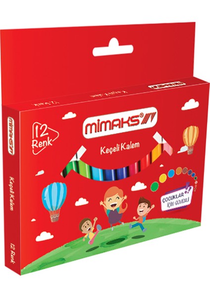 Prıma JFY-4513 Jumbo Keçeli Kalem 12Lİ