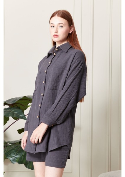 %100 Pamuk Kumaş Kadın Gömlek fırsatları