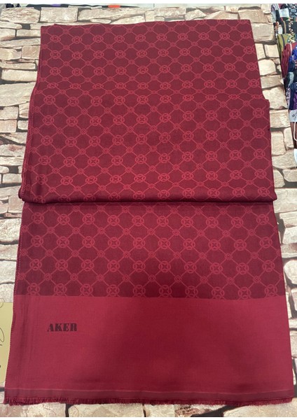 Elegance Monogram Şal Aker