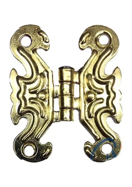 Dekoratif Sac Kelebek Menteşe - Küçük, Sarı, 100 Adet