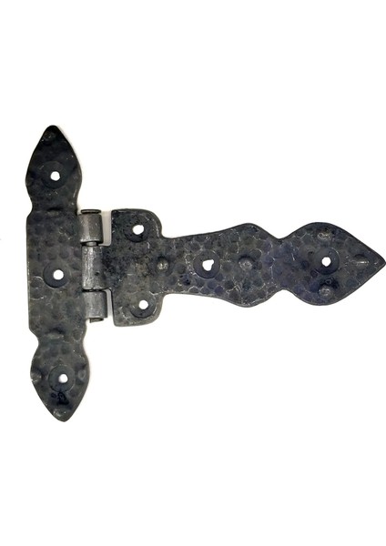 Antika Tarz Dekoratif Pirinç Kuyruklu Düğmeli Menteşe No1 - 117X142 Mm, Oksit