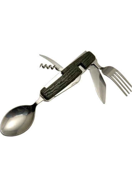 Kamp Çakısı Haki 6 Parçalı C-003 12 cm