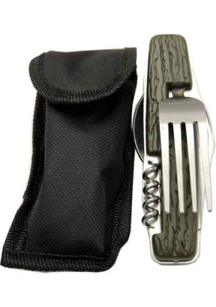 Kamp Çakısı Haki 6 Parçalı C-003 12 cm fiyatları