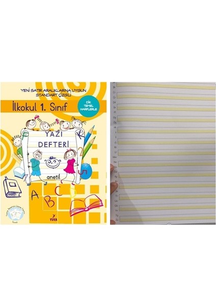 1.sınıf Güzel Yazı Defteri Standart Çizgili Büyük - 2 Adet