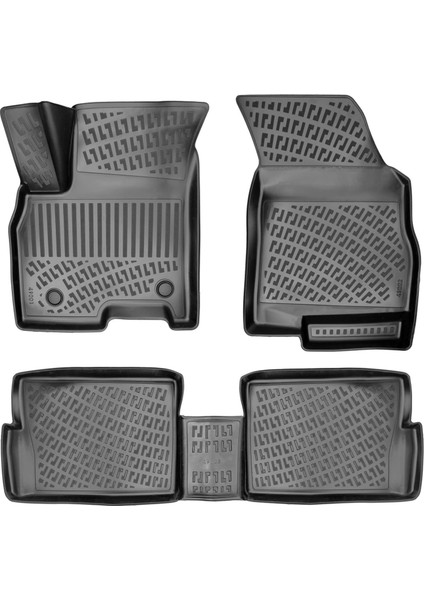 Chery Tiggo 7 Pro 2022 Sonrası 3D Havuzlu Paspas Siyah