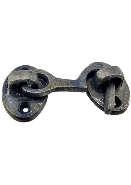 Antika Tarz Dekoratif Pirinç Çengeli - 5cm, Oksit