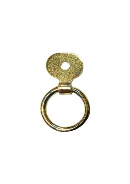 Halkalı Tablo, Çerçeve Askısı, Küçük, 15X28MM, Sarı - 100 Adet