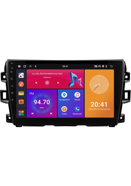 Nissan Navara Android Multimedya Sistemi (2016-2020) CRV4370XP