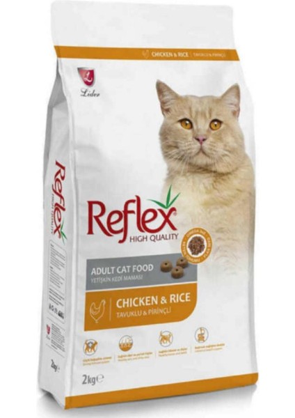 Tavuklu ve Pirinçli Yetişkin Kedi Maması 2kg