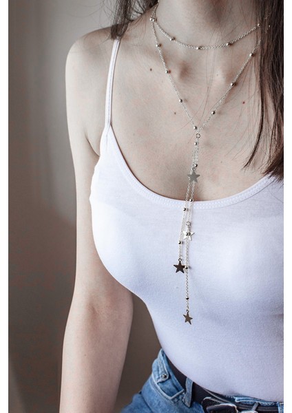 Kadın Versa Kolye Gümüş Renk - 554