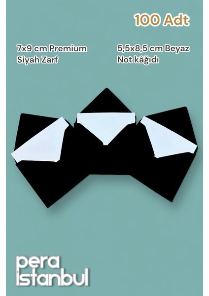 100 Adet Mini Zarf 70MMX90MM Siyah Zarf Hediye Doğum Günü Dilekleri Zarfı Beyaz Not Kartlı modelleri