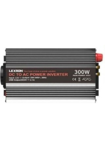 12V VOLT-300W Watt Modifiye Sinüs Inverter (220V Çevirici)