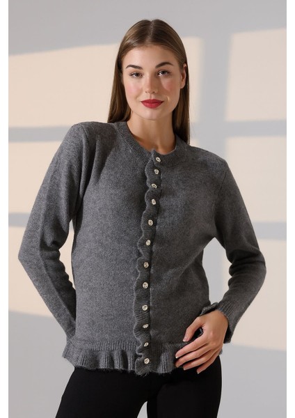 Fırfır Detaylı Yumuşak Dokulu Hırka fiyatları