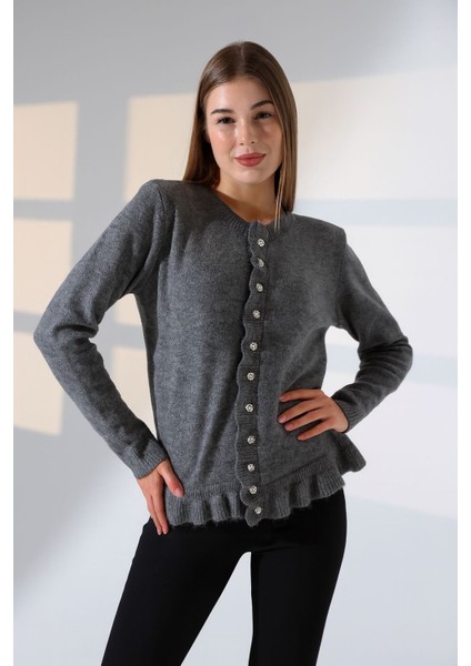 Fırfır Detaylı Yumuşak Dokulu Hırka modelleri