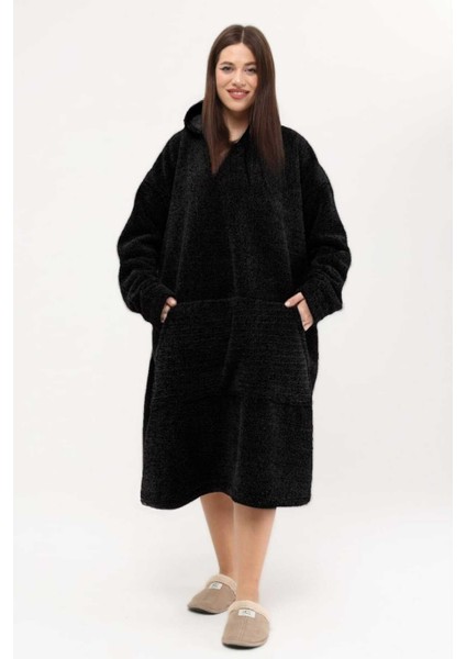 Tek Kişilik Wellsoft Kapüşonlu Oversize Giyilebilir Tv Battaniyesi modelleri