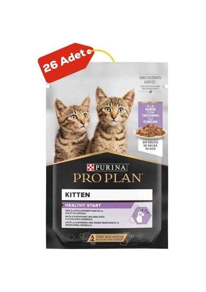 Pouch Sos Içinde Hindili Yavru Kedi Konservesi 26X85GR 26LI fiyatları