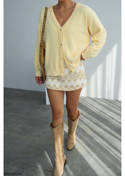 Kadın Yumuşak Dokulu Triko Hırka fiyatları