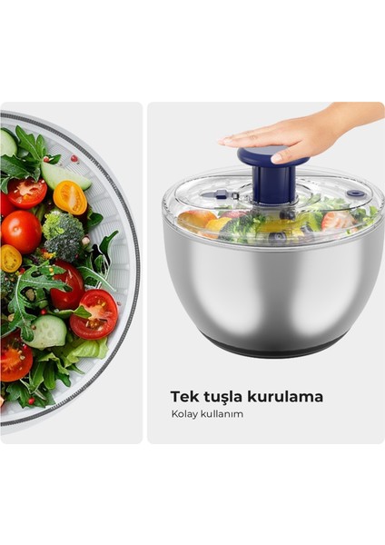Magicmom Salata Kurutucu Set (Çelik) modelleri