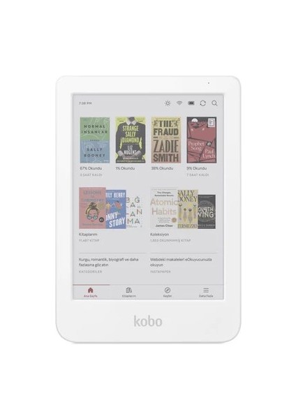 Clara Colour Beyaz 6” Renkli E Ink Kaleido™ 3 Ekran