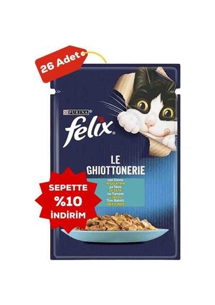 Ton Balıklı Yetişkin Kedi Konservesi 26X85GR 26LI
