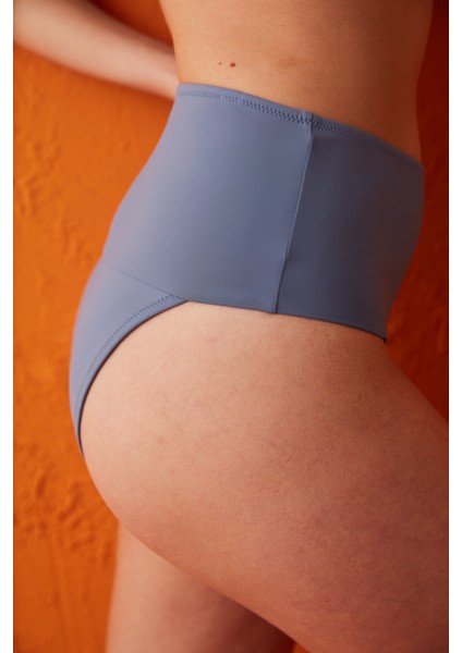 Koyu Mavi Clean Vintage Yüksek Bel Bikini Altı modelleri