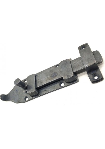 Antika Tarz Dekoratif Pirinç Yassı Kapı Sürgüsü - 35X145 Mm, Oksit