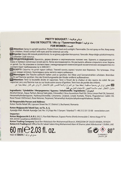 Parfüm Pretty Bouquet 60 ml modelleri