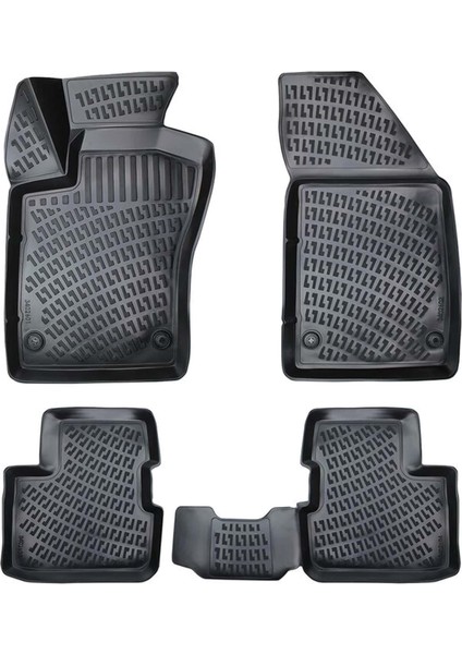 Fiat Egea Sedan 3D Havuzlu Paspas 2015-2016-2017-2018-2019-2020-2021-2022-2023-2024-2025