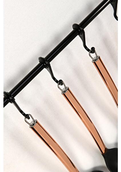 8'li Güçlü Yapıştırma Askı Rayı 45 cm Suya Dayanıklı ve Kolay Temizlenebilir