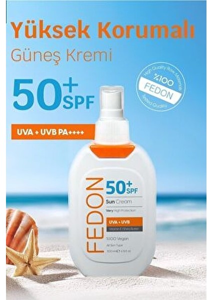 Spf 50 Güneş Kremi Suya Dayanıklı Uva Uvb Arbutin Vitamin B Kolajen Yüksek Koruma Güneş Kremi 200ML modelleri