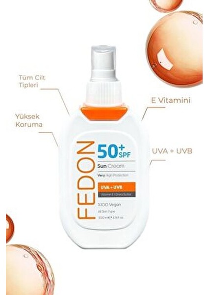 Spf 50 Güneş Kremi Suya Dayanıklı Uva Uvb Arbutin Vitamin B Kolajen Yüksek Koruma Güneş Kremi 200ML indirimleri