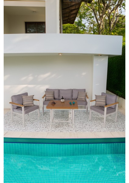 Bahçe Takımı, Balkon Mobilyası, 1+1+3+Masa, Kafe Koltuğu, Bekleme Alanı Koltuğu fırsatları