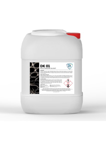 Dk 01 Endüstriyel Metal Temizleme Solventi (25 kg)